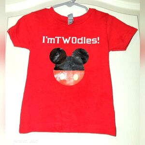 Twodles Shirt with Mouse Ears Design